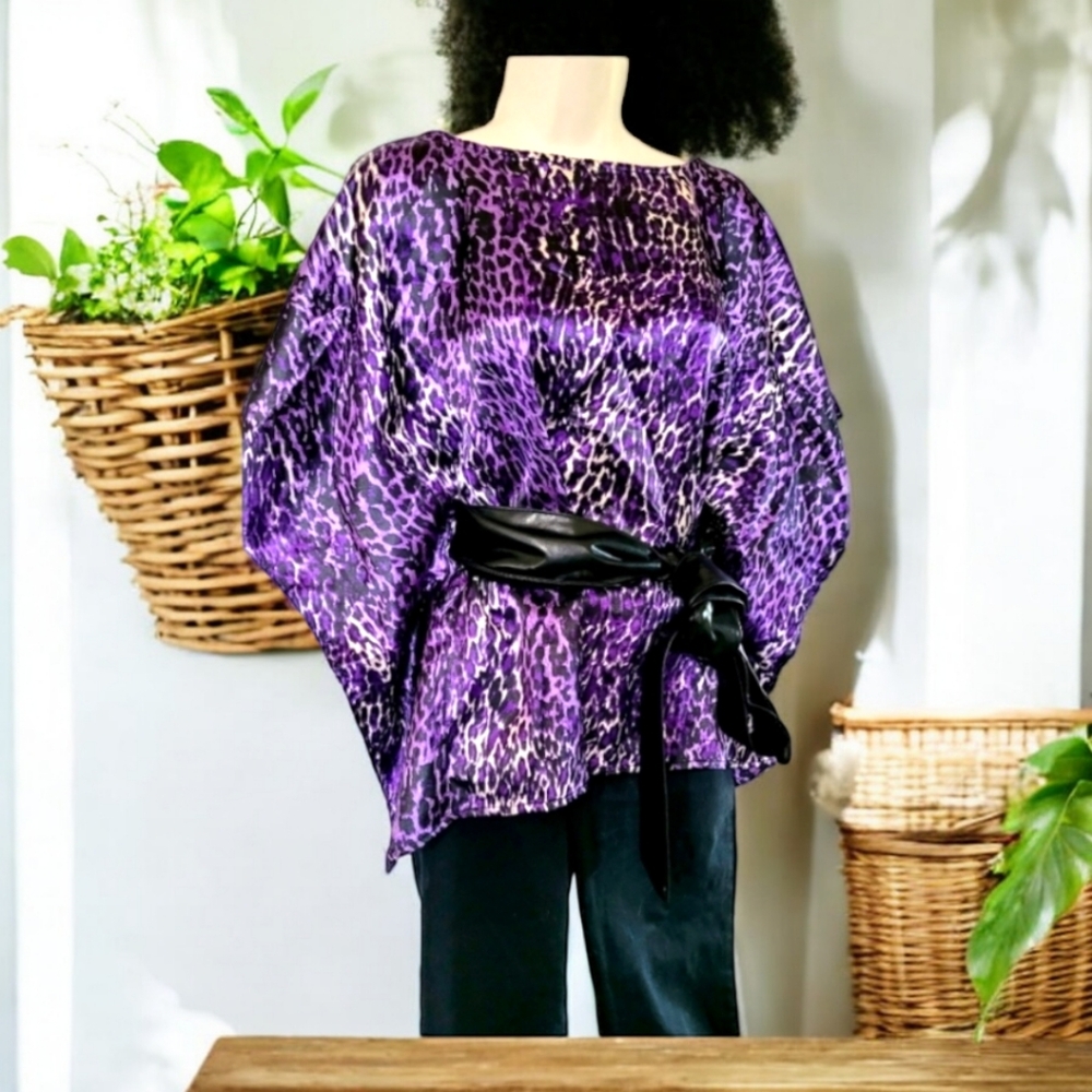 Poncho by jw style Bohemian style batwing poncho size medium